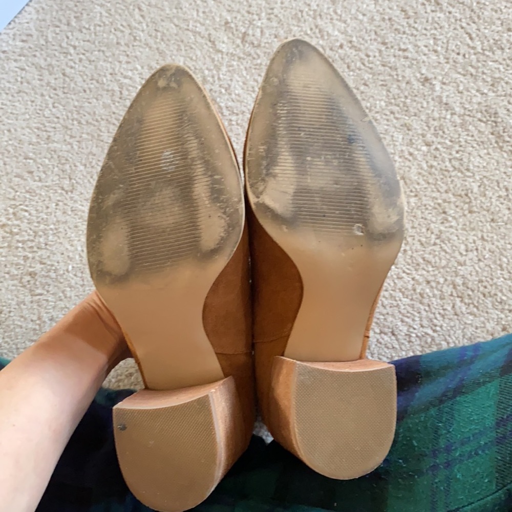 Steve Madden seude tan boots size 7.5 - Picture 6 of 9